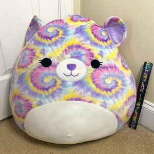 Squishmallows Jonessa the Tie Dye Bear 20" Plush SPECIAL EDITION